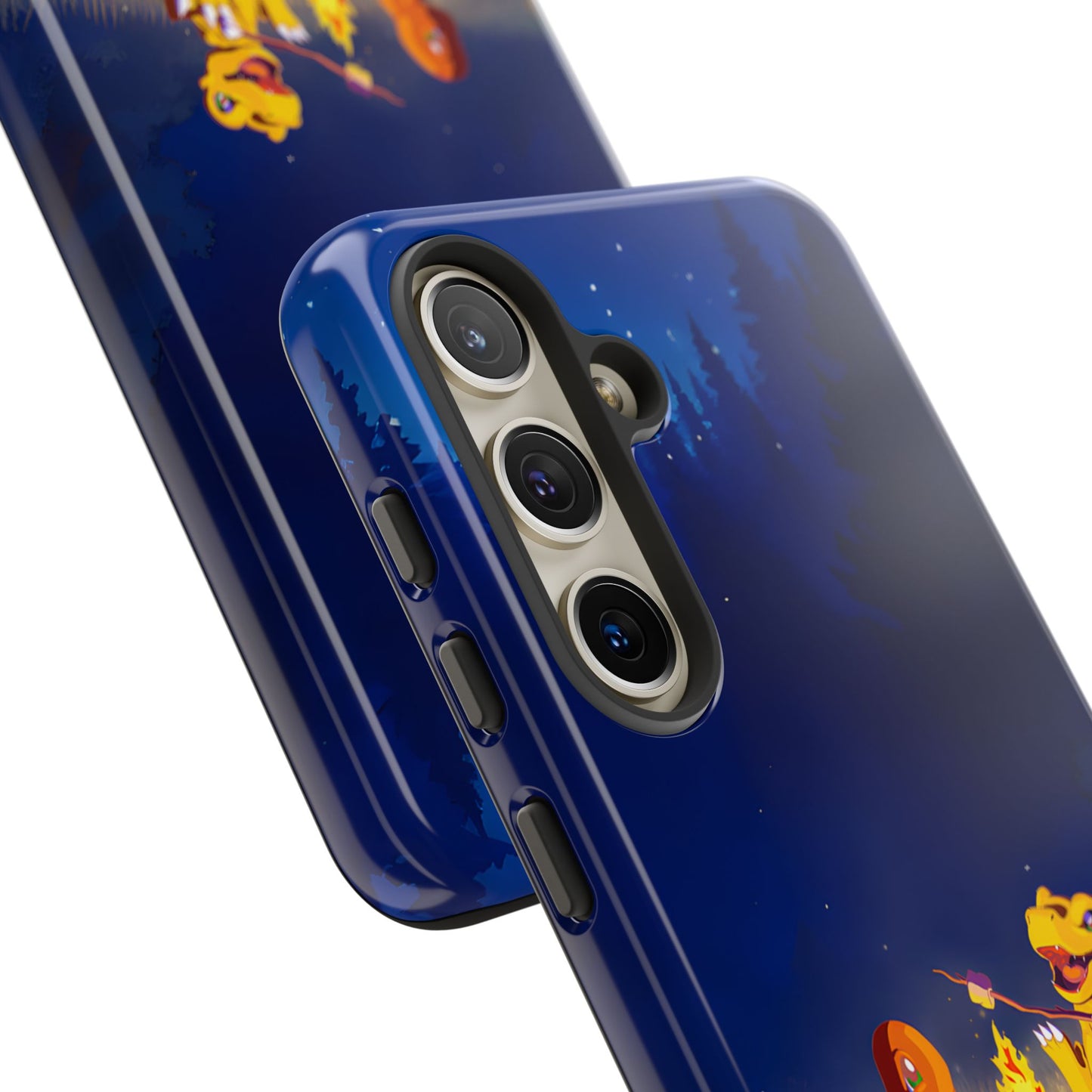 Blazing Friendship: Agumon & Charmander Phone Case