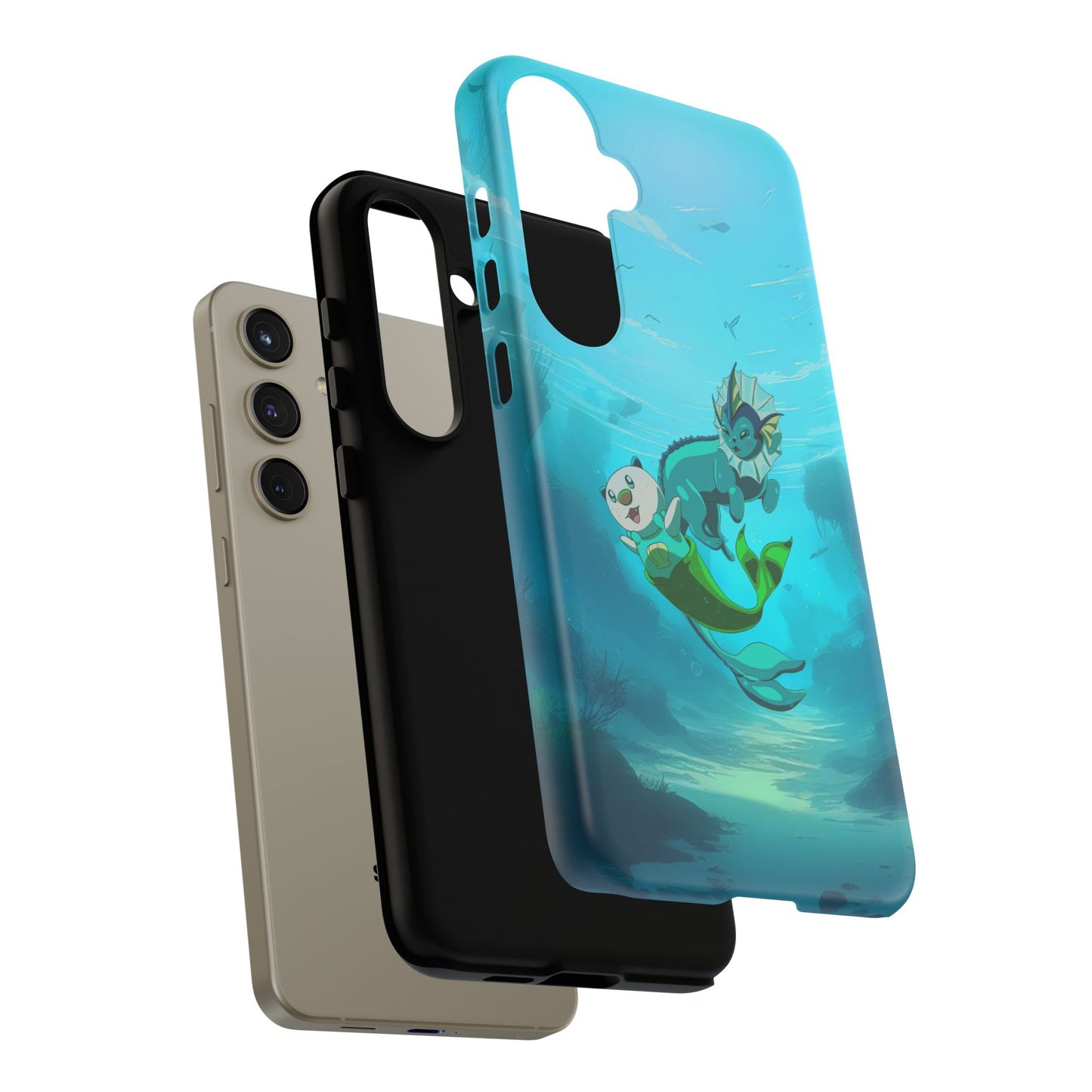Aquatic Friends Phone Case – Oshawott & Vaporeon