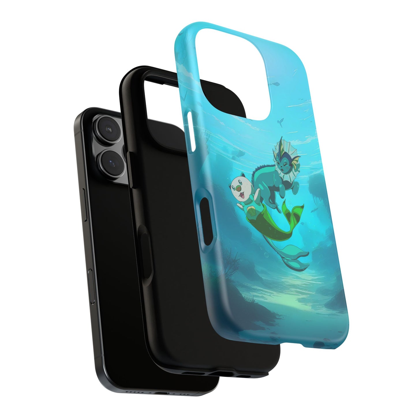 Aquatic Friends Phone Case – Oshawott & Vaporeon