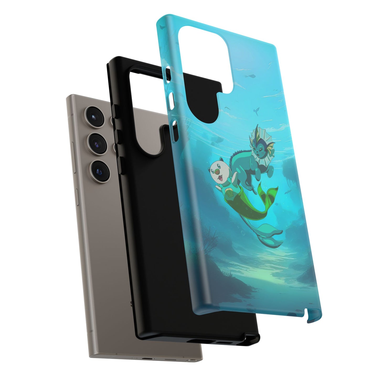 Aquatic Friends Phone Case – Oshawott & Vaporeon