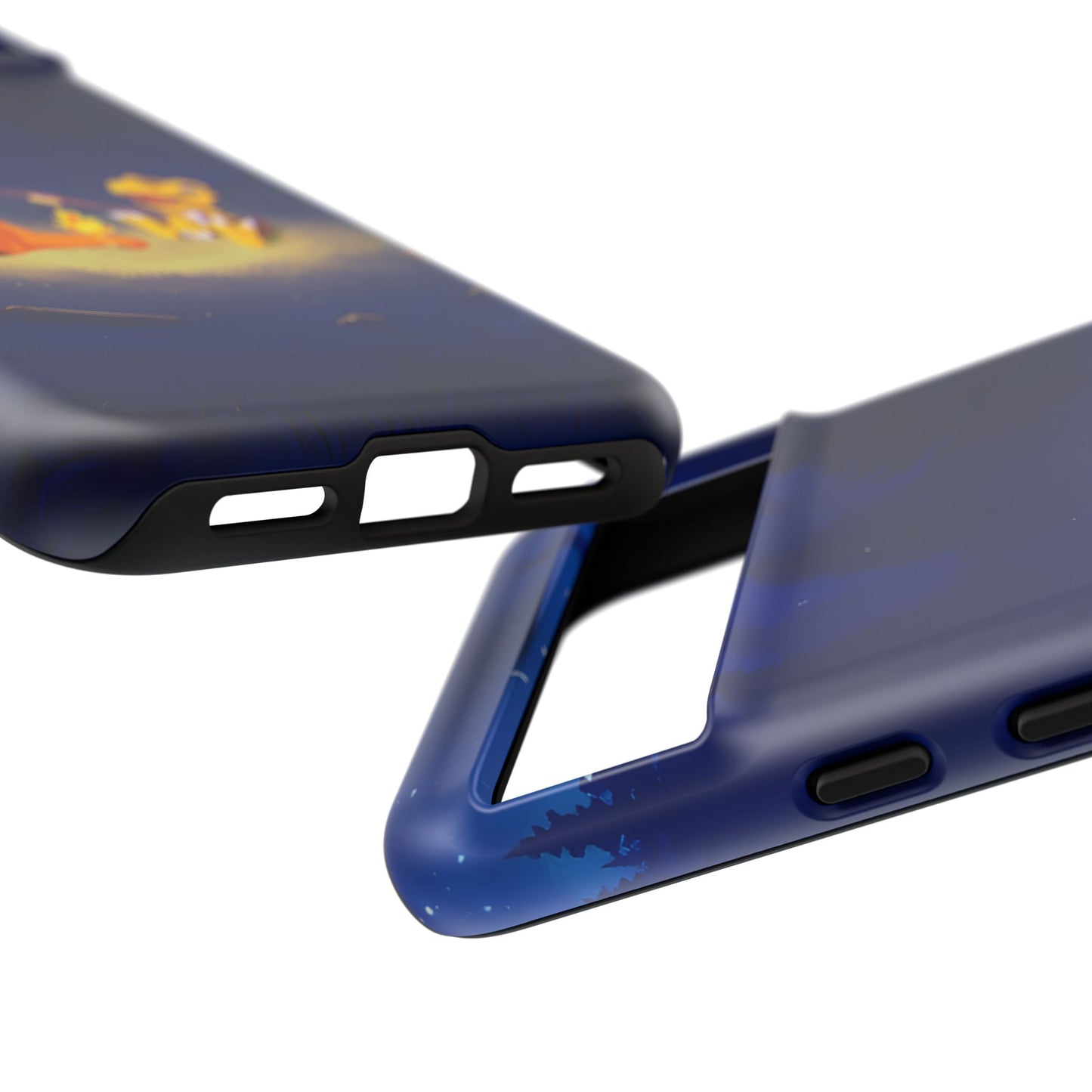 Blazing Friendship: Agumon & Charmander Phone Case