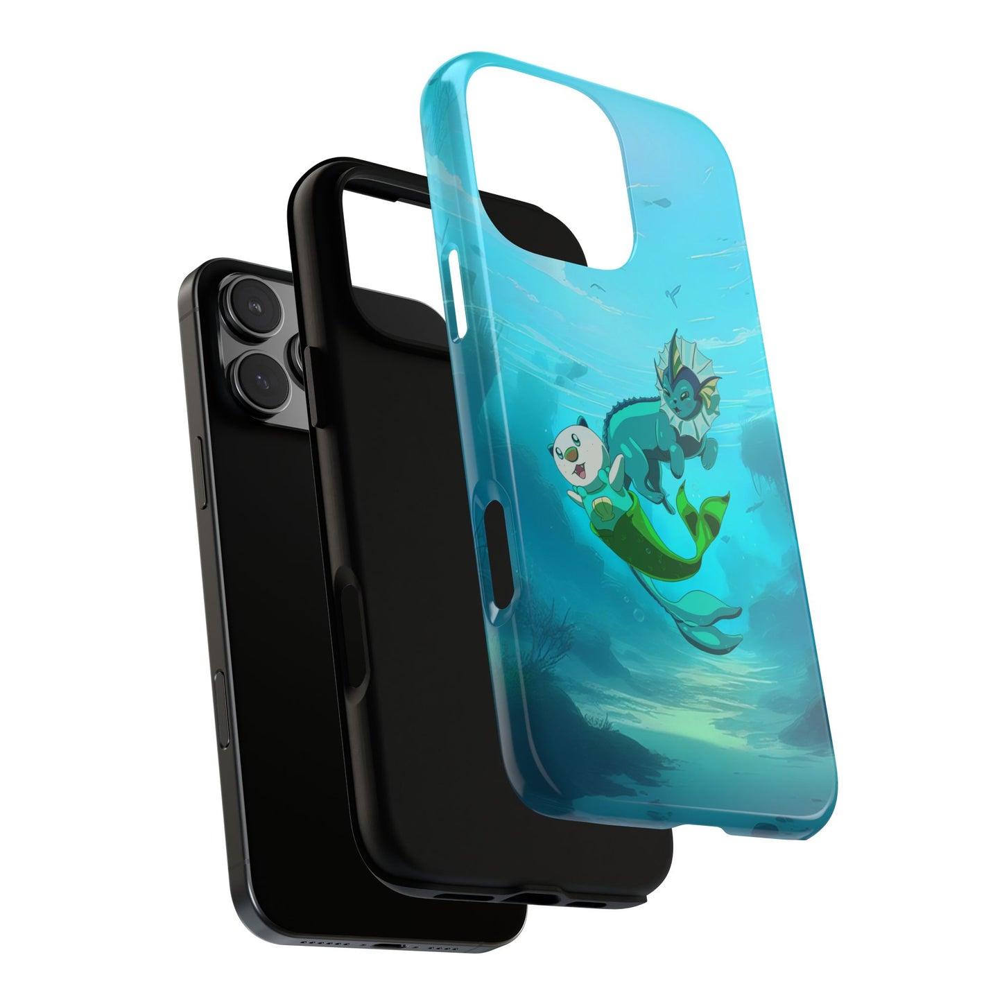 Aquatic Friends Phone Case – Oshawott & Vaporeon
