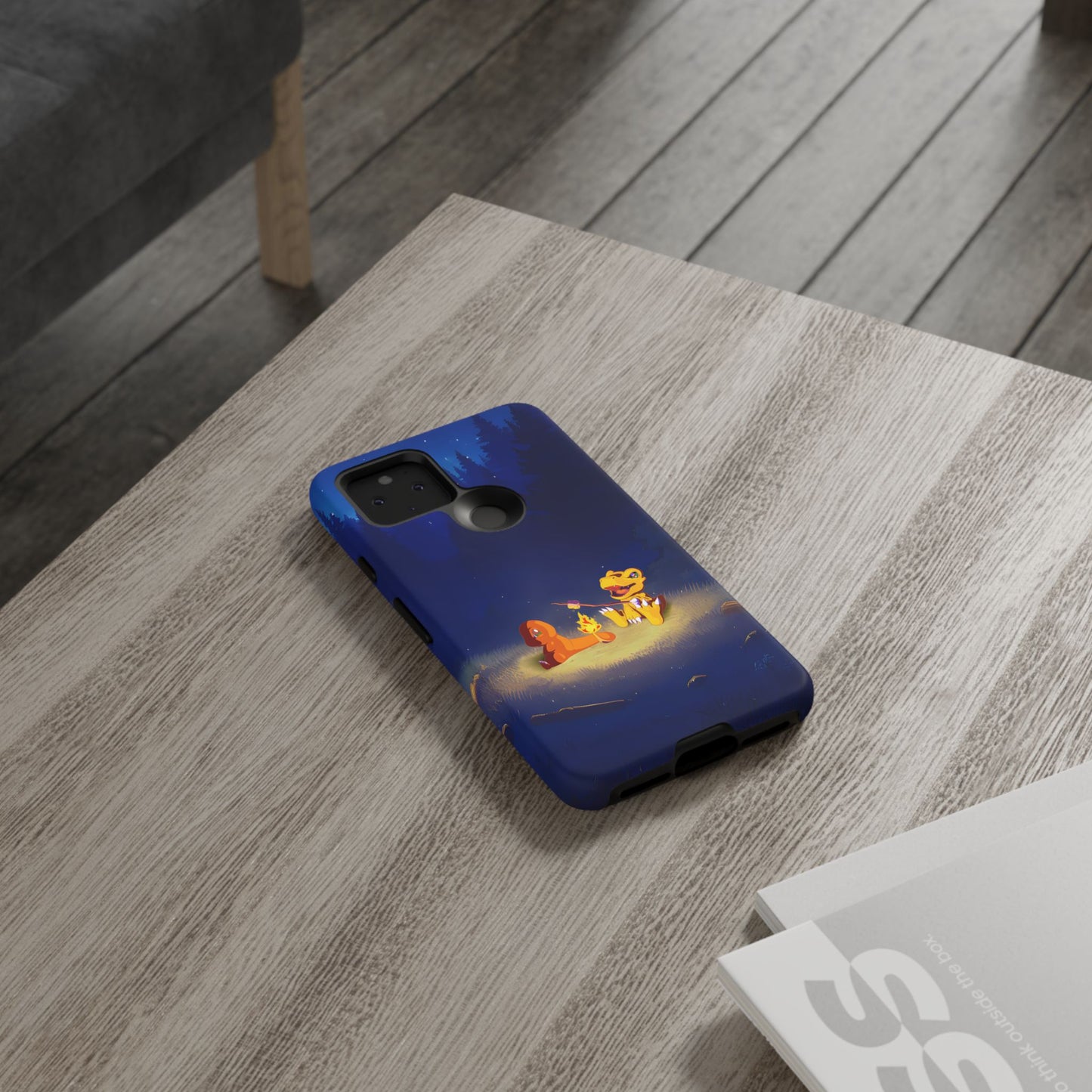 Blazing Friendship: Agumon & Charmander Phone Case