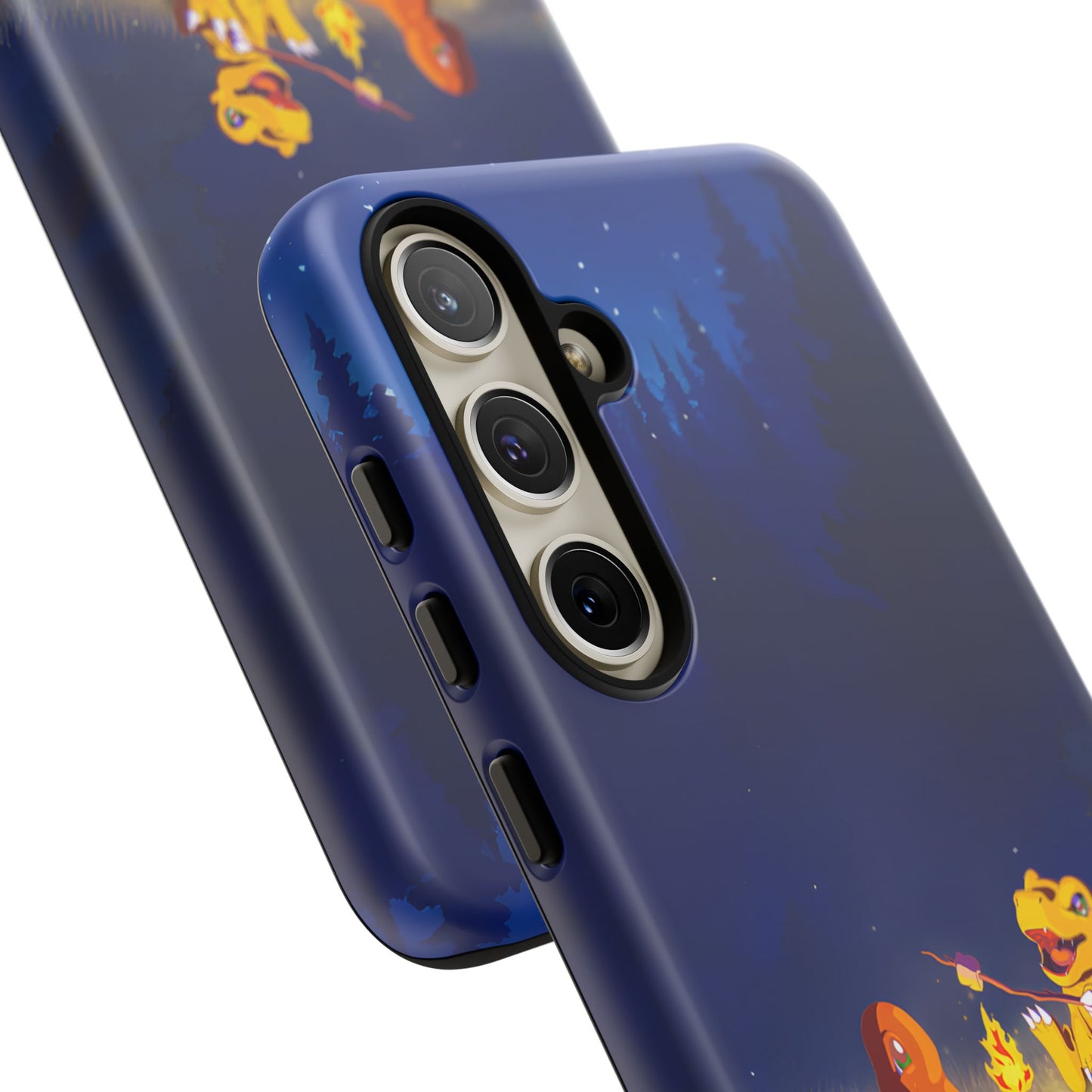 Blazing Friendship: Agumon & Charmander Phone Case