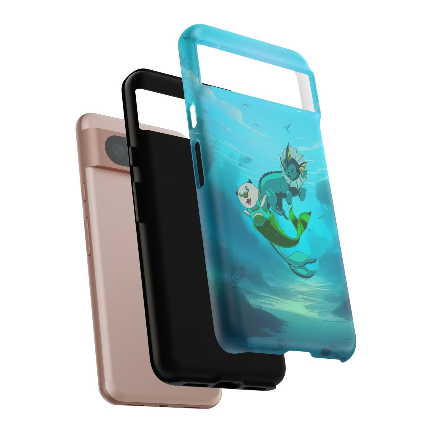 Aquatic Friends Phone Case – Oshawott & Vaporeon