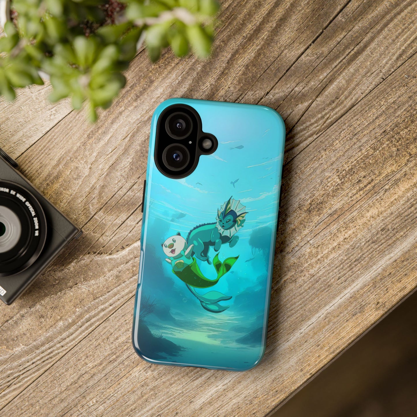 Aquatic Friends Phone Case – Oshawott & Vaporeon