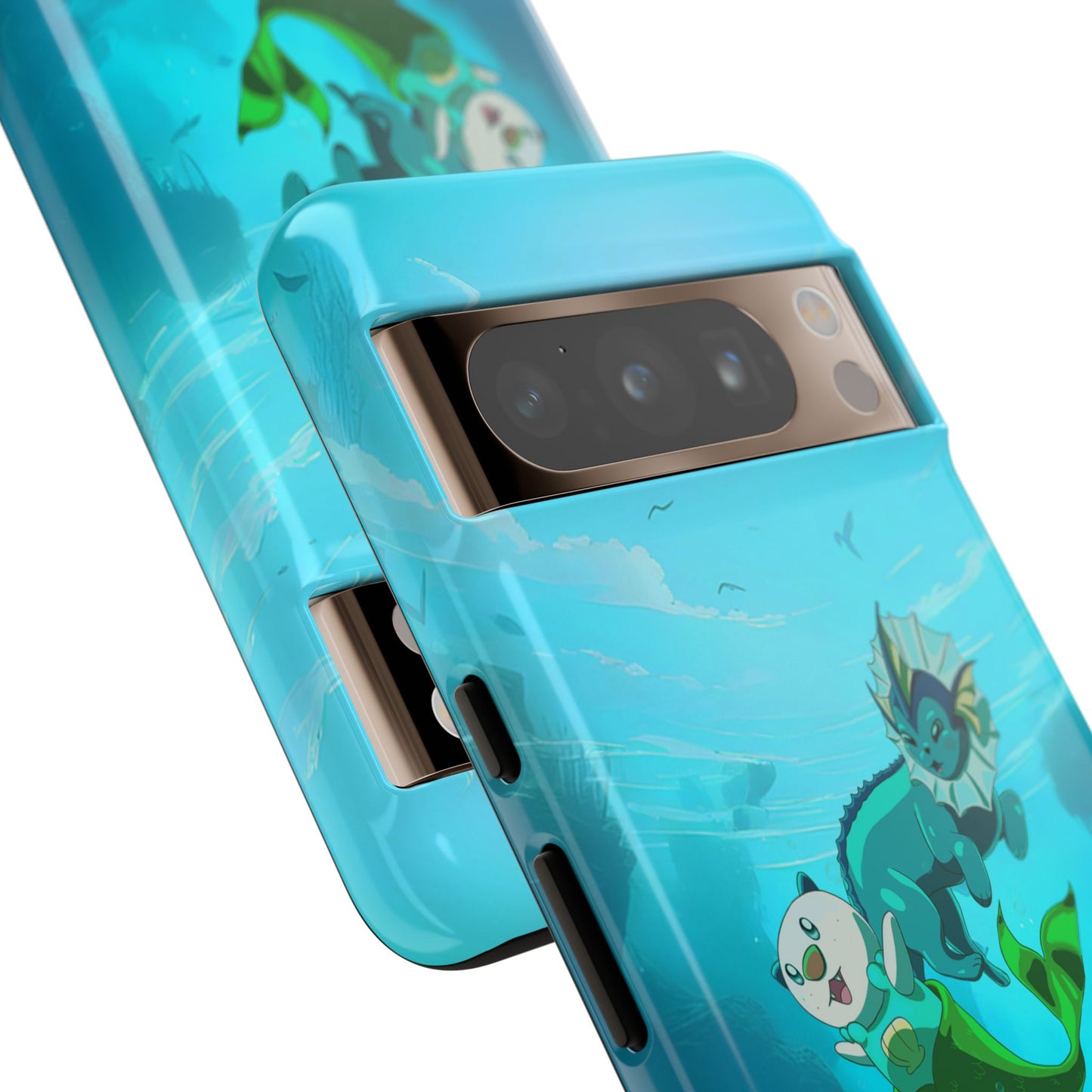 Aquatic Friends Phone Case – Oshawott & Vaporeon