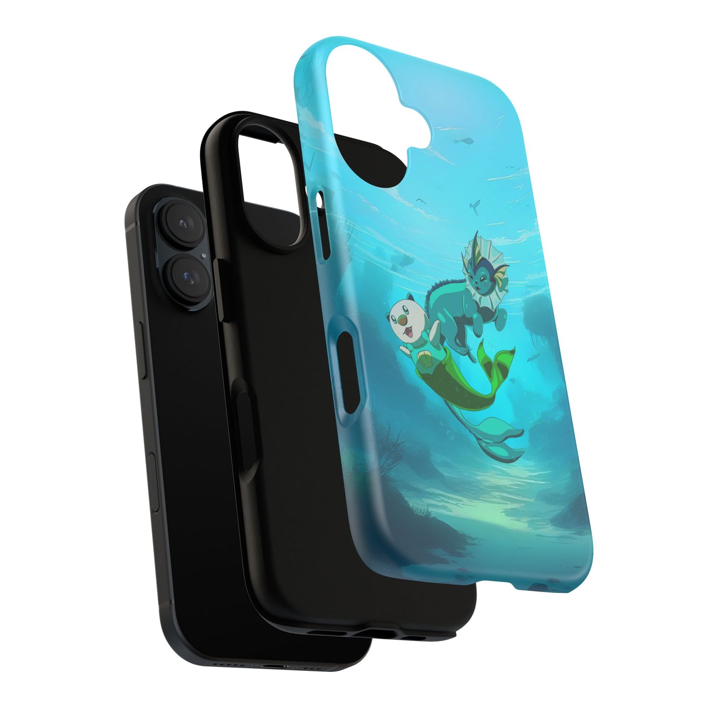 Aquatic Friends Phone Case – Oshawott & Vaporeon