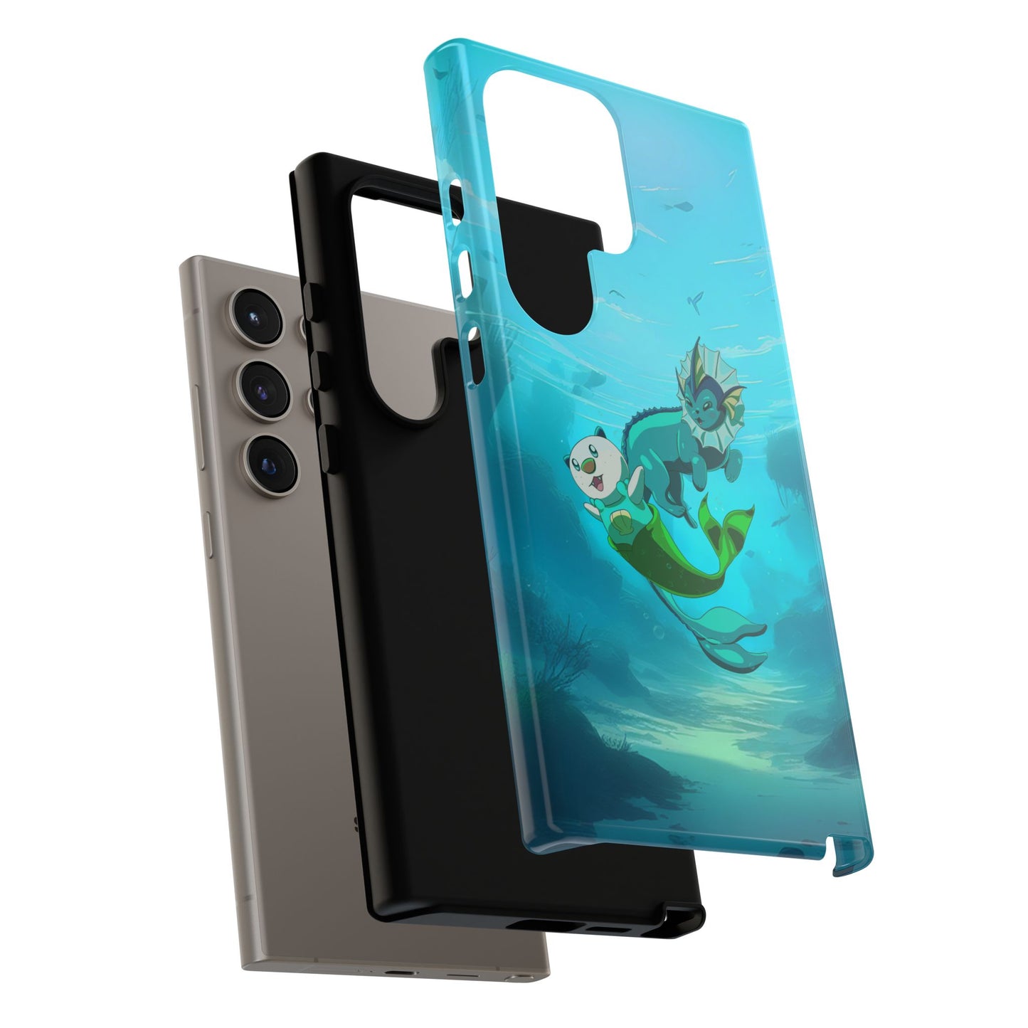 Aquatic Friends Phone Case – Oshawott & Vaporeon