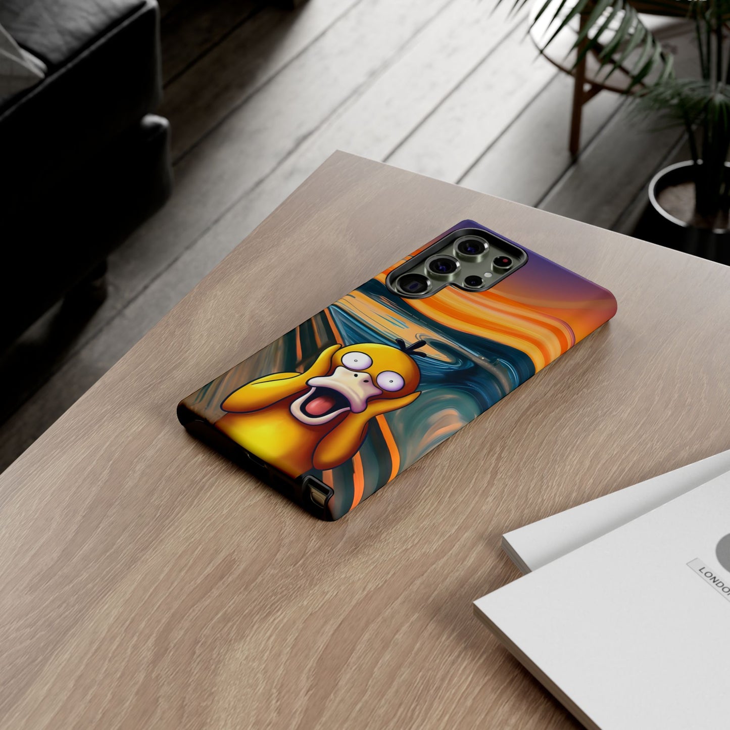 Psyduck's Scream Phone Case β A Whimsical Artistic Touch