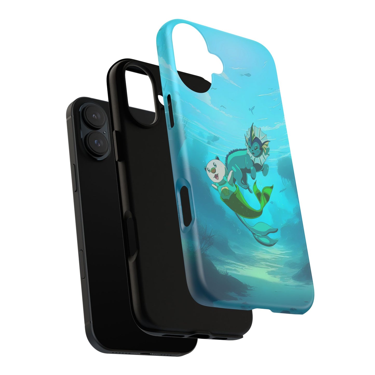 Aquatic Friends Phone Case – Oshawott & Vaporeon
