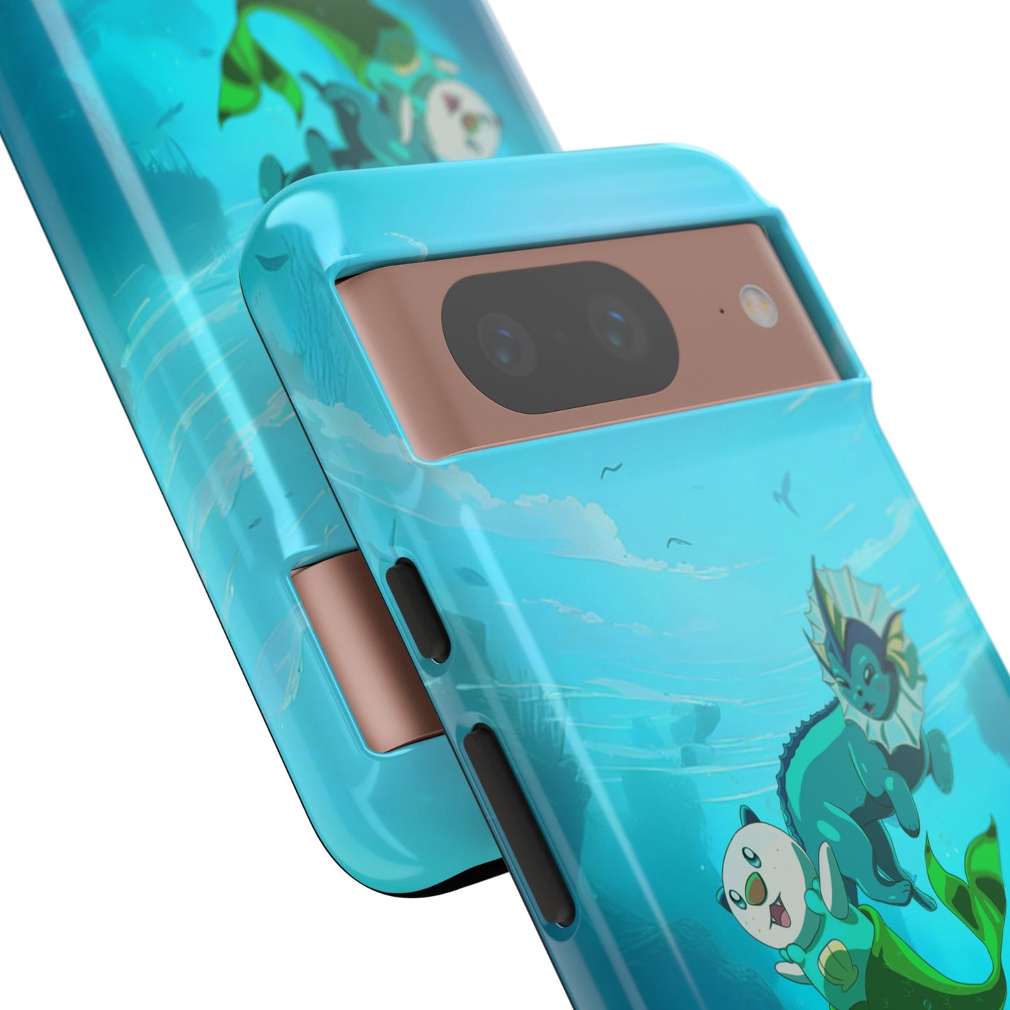 Aquatic Friends Phone Case – Oshawott & Vaporeon