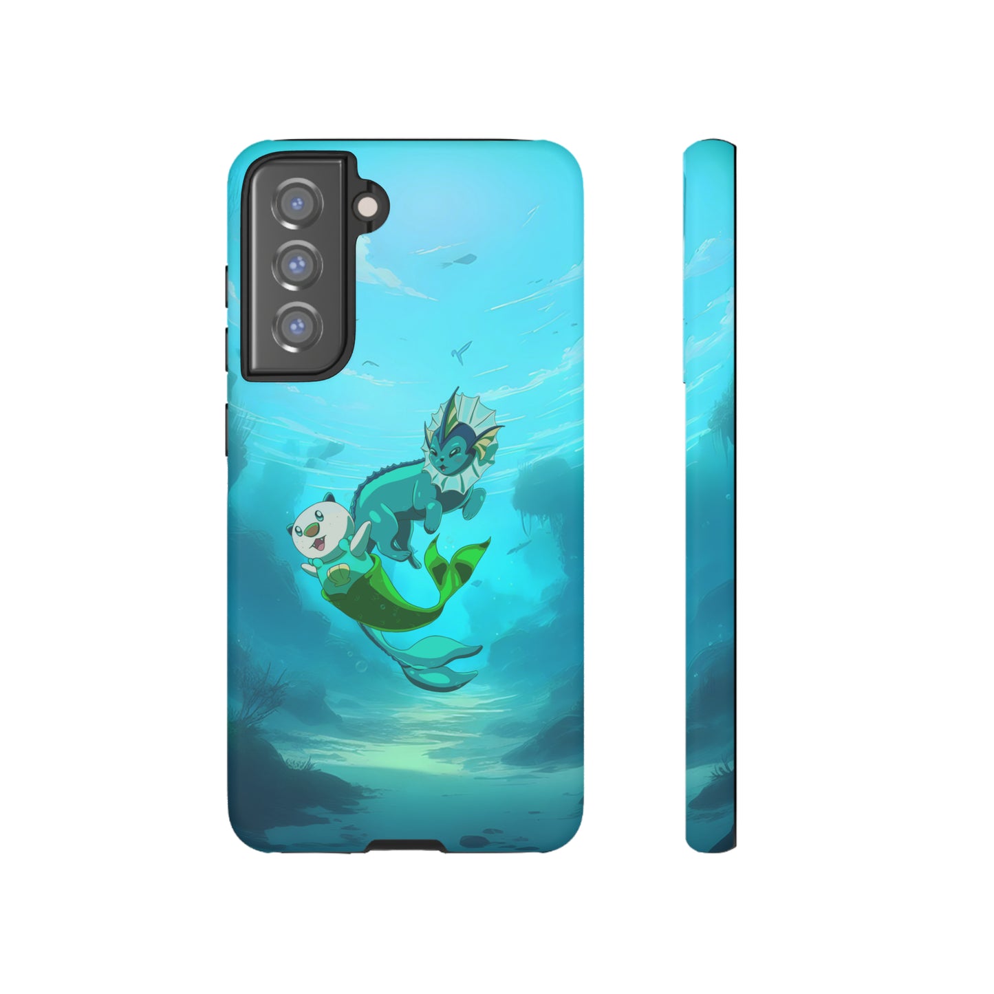 Aquatic Friends Phone Case – Oshawott & Vaporeon