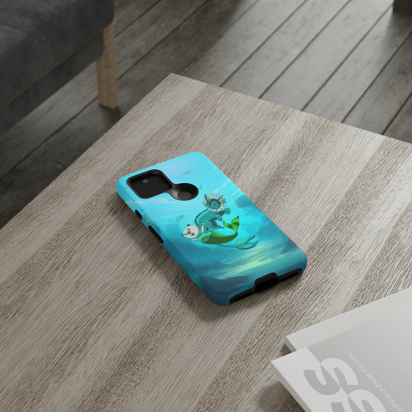 Aquatic Friends Phone Case – Oshawott & Vaporeon