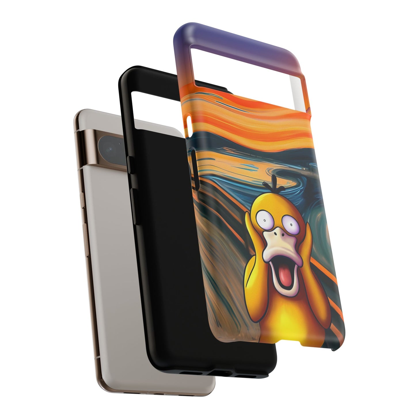 Psyduck's Scream Phone Case – A Whimsical Artistic Touch
