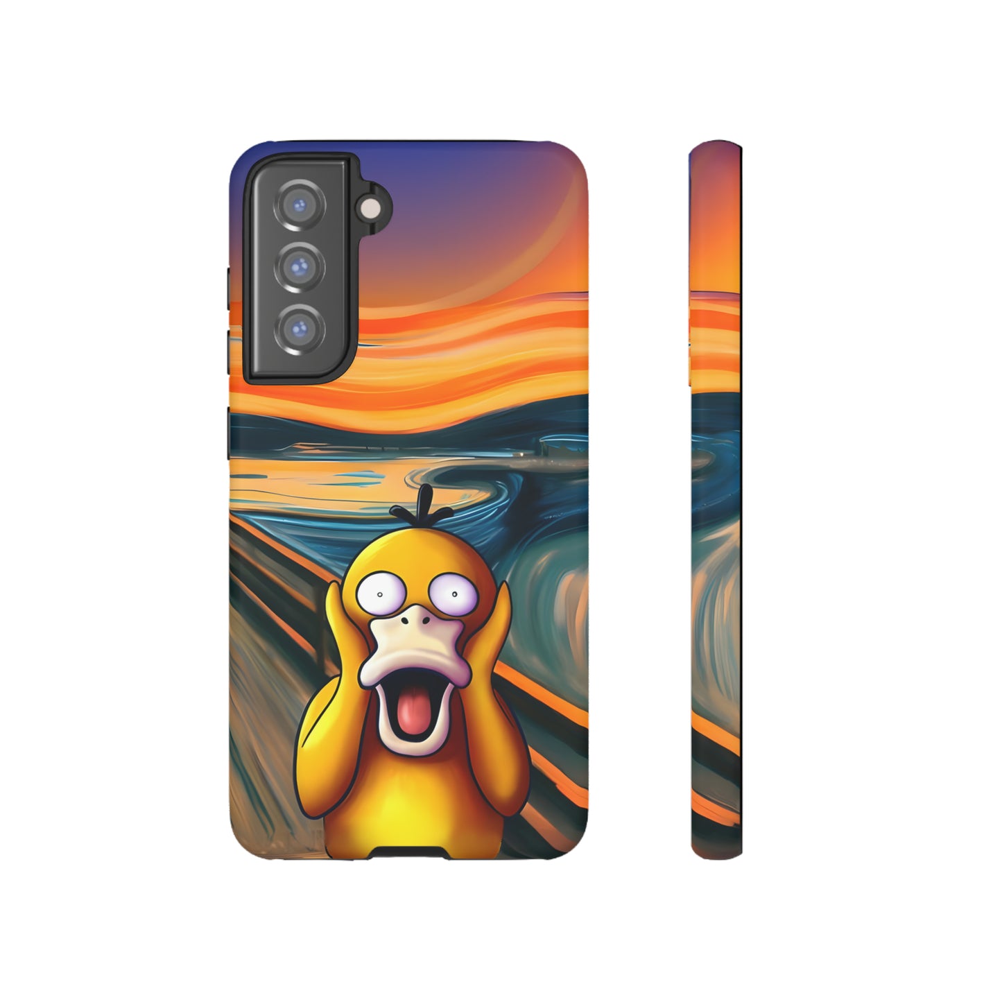 Psyduck's Scream Phone Case – A Whimsical Artistic Touch