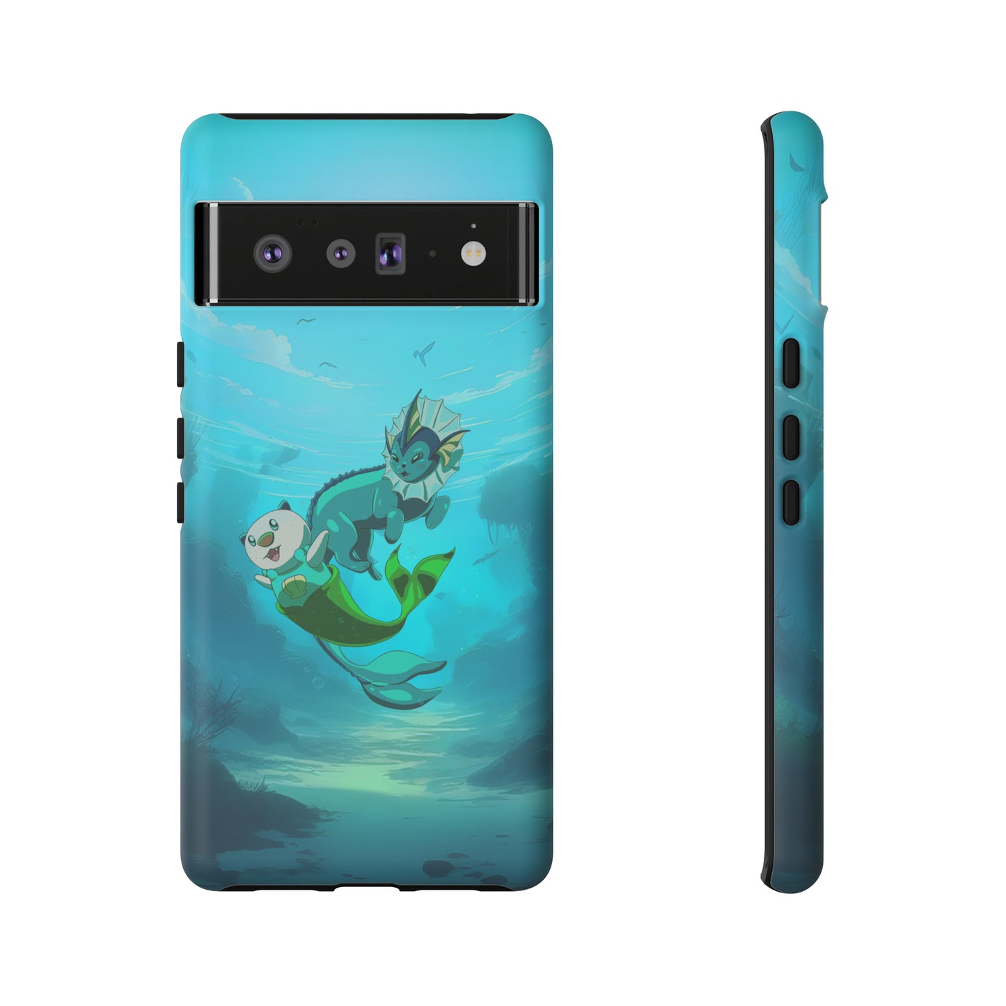 Aquatic Friends Phone Case – Oshawott & Vaporeon