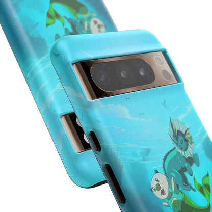 Aquatic Friends Phone Case – Oshawott & Vaporeon