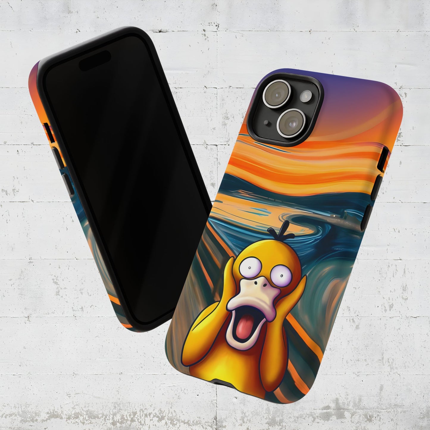 Psyduck's Scream Phone Case – A Whimsical Artistic Touch
