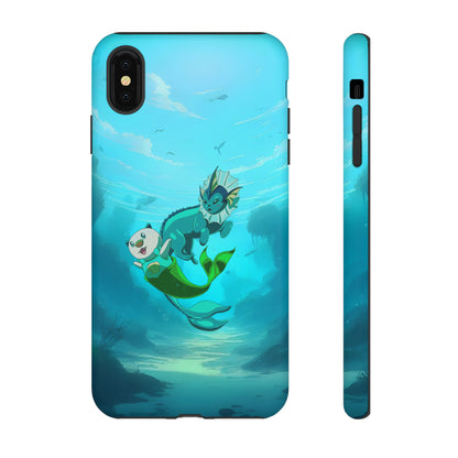 Aquatic Friends Phone Case – Oshawott & Vaporeon