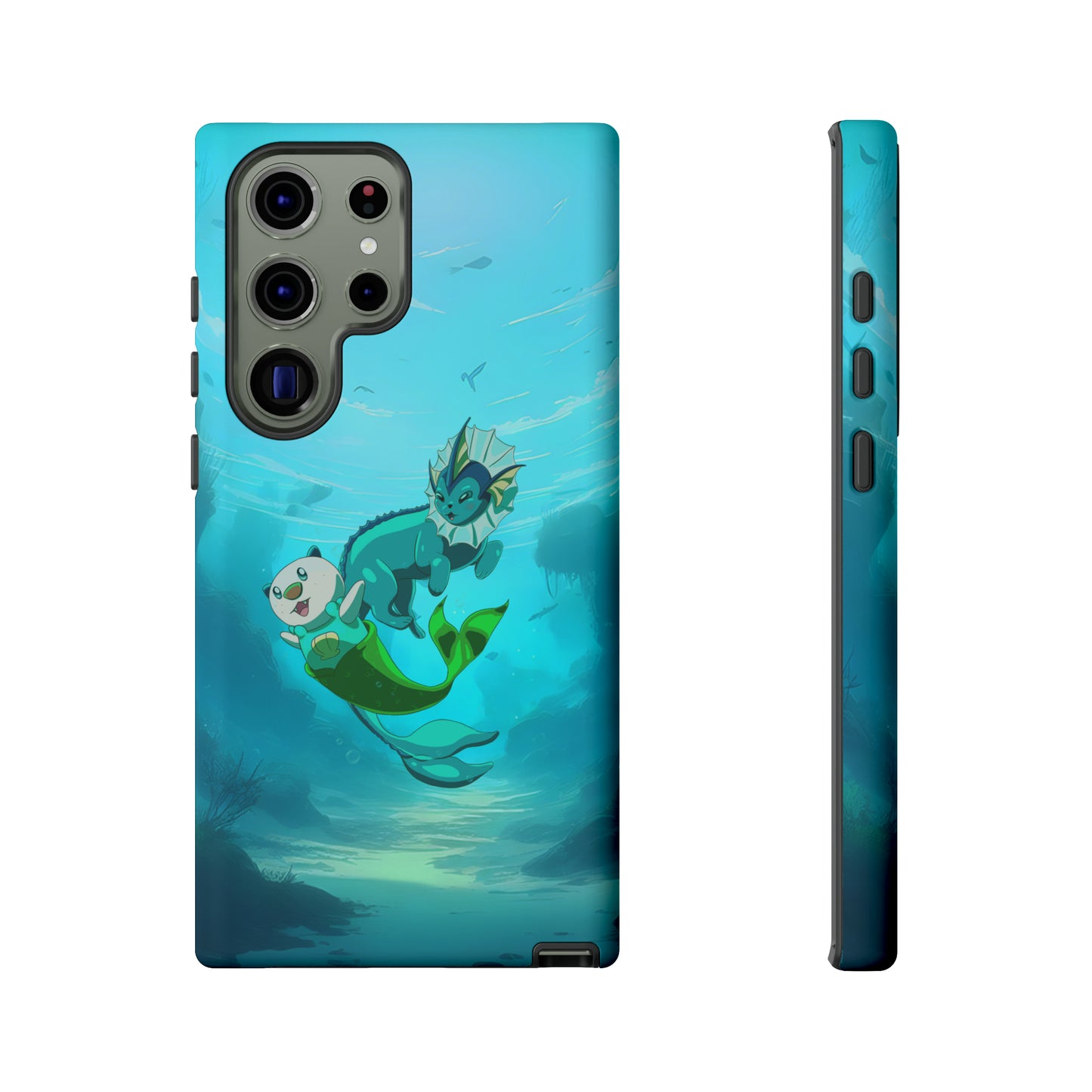 Aquatic Friends Phone Case – Oshawott & Vaporeon