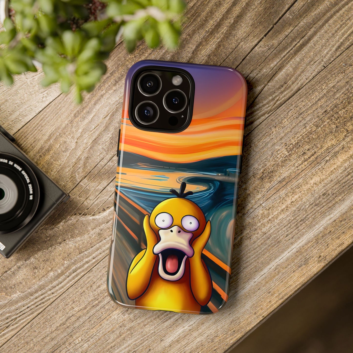 Psyduck's Scream Phone Case – A Whimsical Artistic Touch