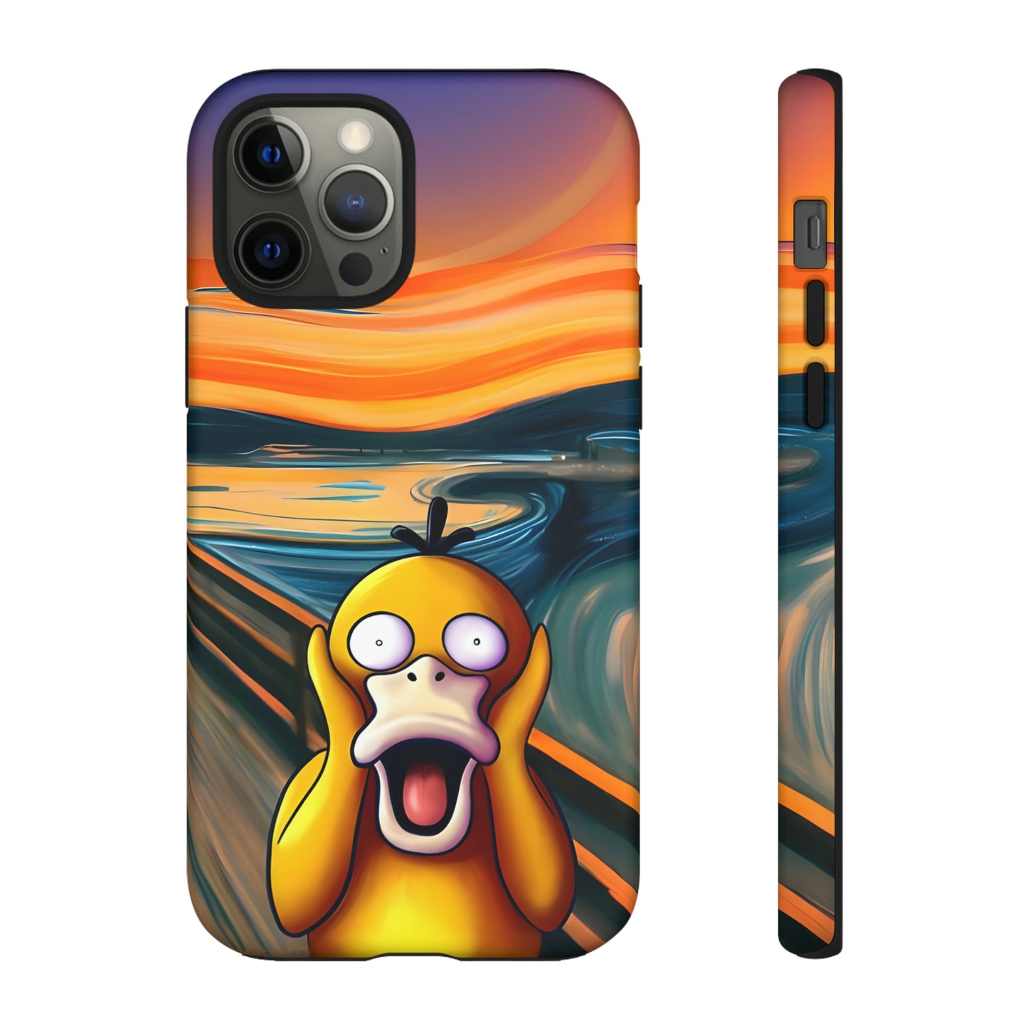 Psyduck's Scream Phone Case – A Whimsical Artistic Touch