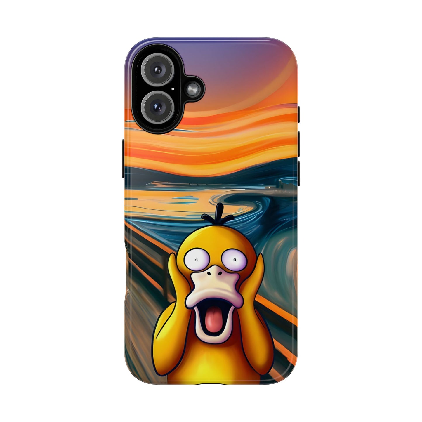 Psyduck's Scream Phone Case – A Whimsical Artistic Touch