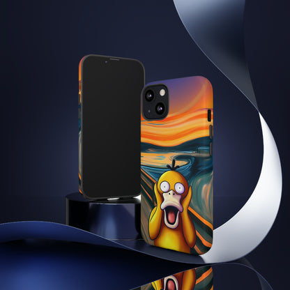 Psyduck's Scream Phone Case – A Whimsical Artistic Touch