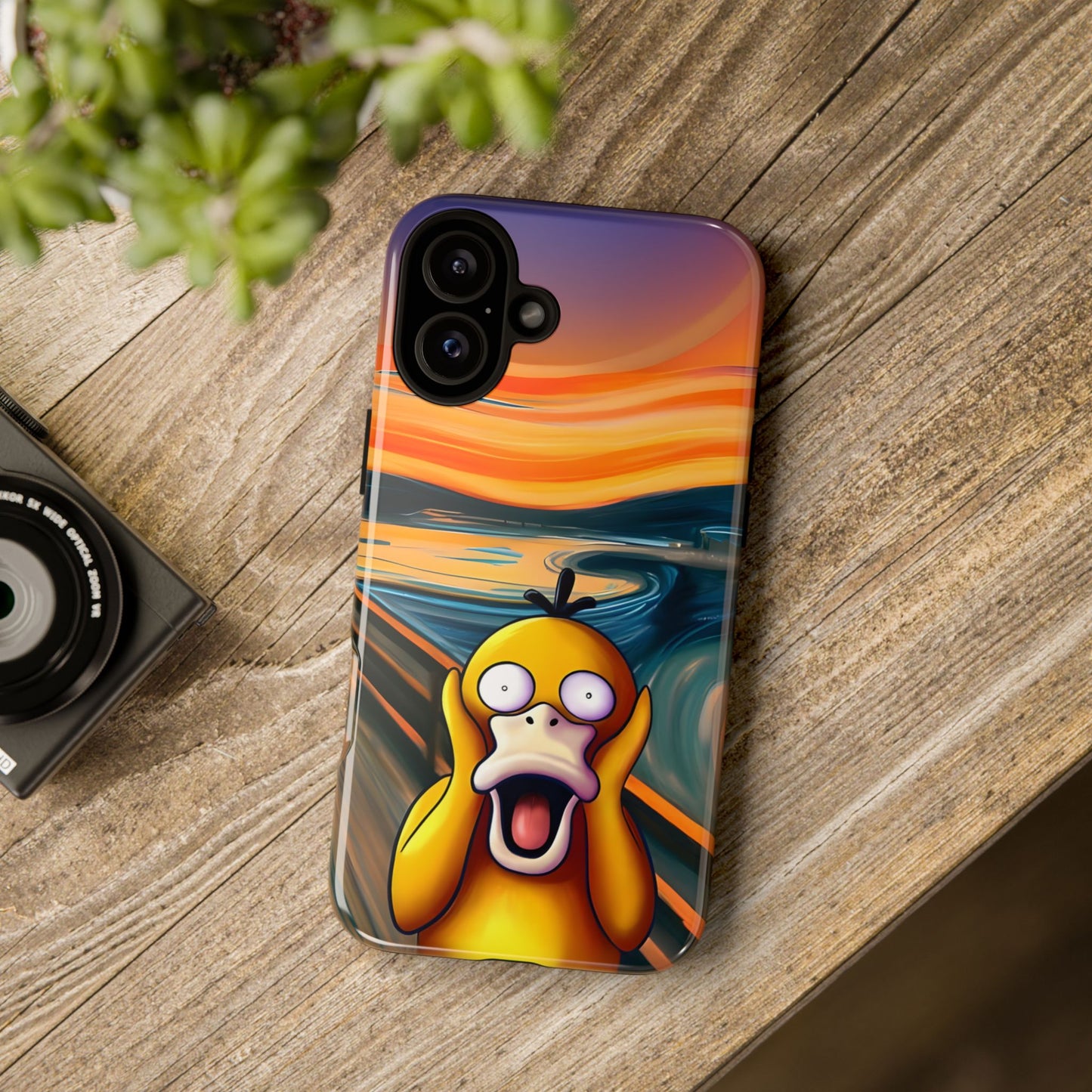Psyduck's Scream Phone Case – A Whimsical Artistic Touch