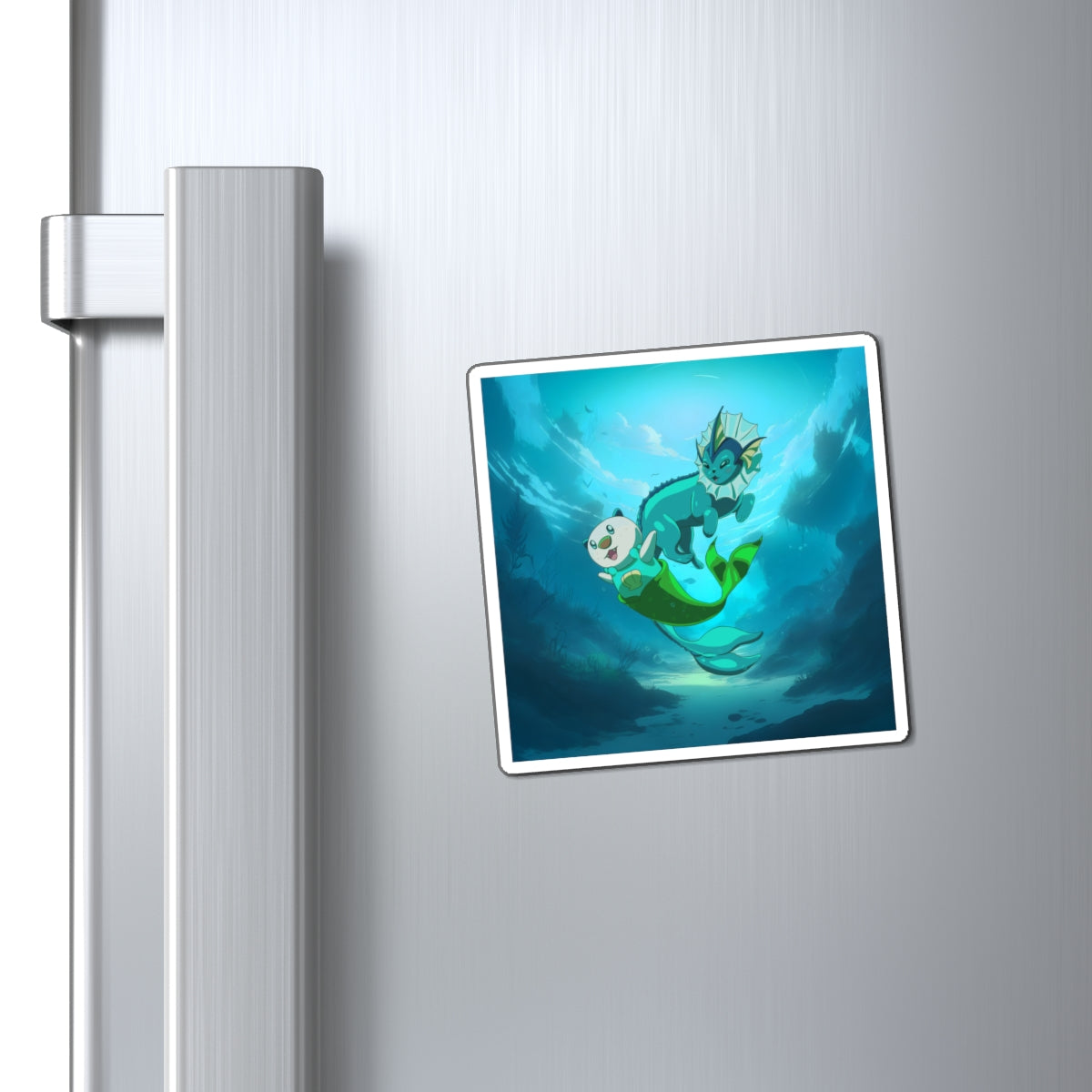 Ocean Harmony: Mermaid Pokémon Magnet