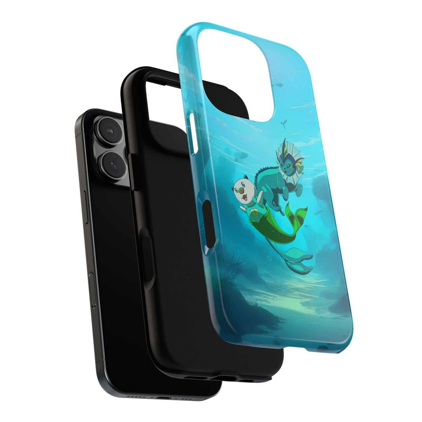 Aquatic Friends Phone Case – Oshawott & Vaporeon