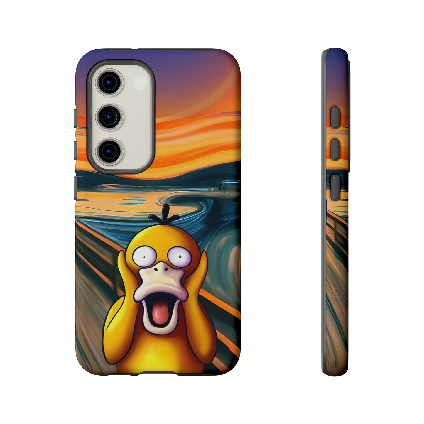 Psyduck's Scream Phone Case – A Whimsical Artistic Touch