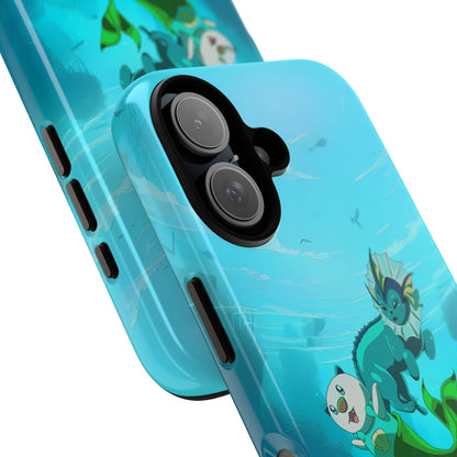 Aquatic Friends Phone Case – Oshawott & Vaporeon