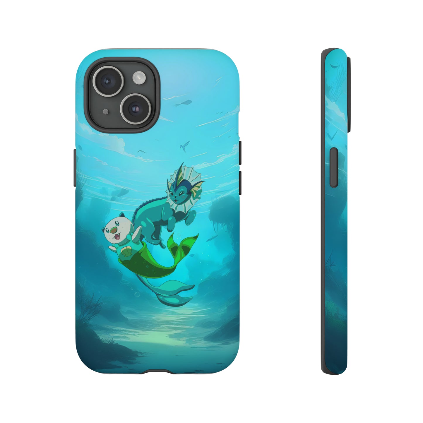 Aquatic Friends Phone Case – Oshawott & Vaporeon