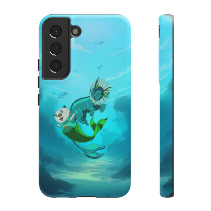 Aquatic Friends Phone Case – Oshawott & Vaporeon