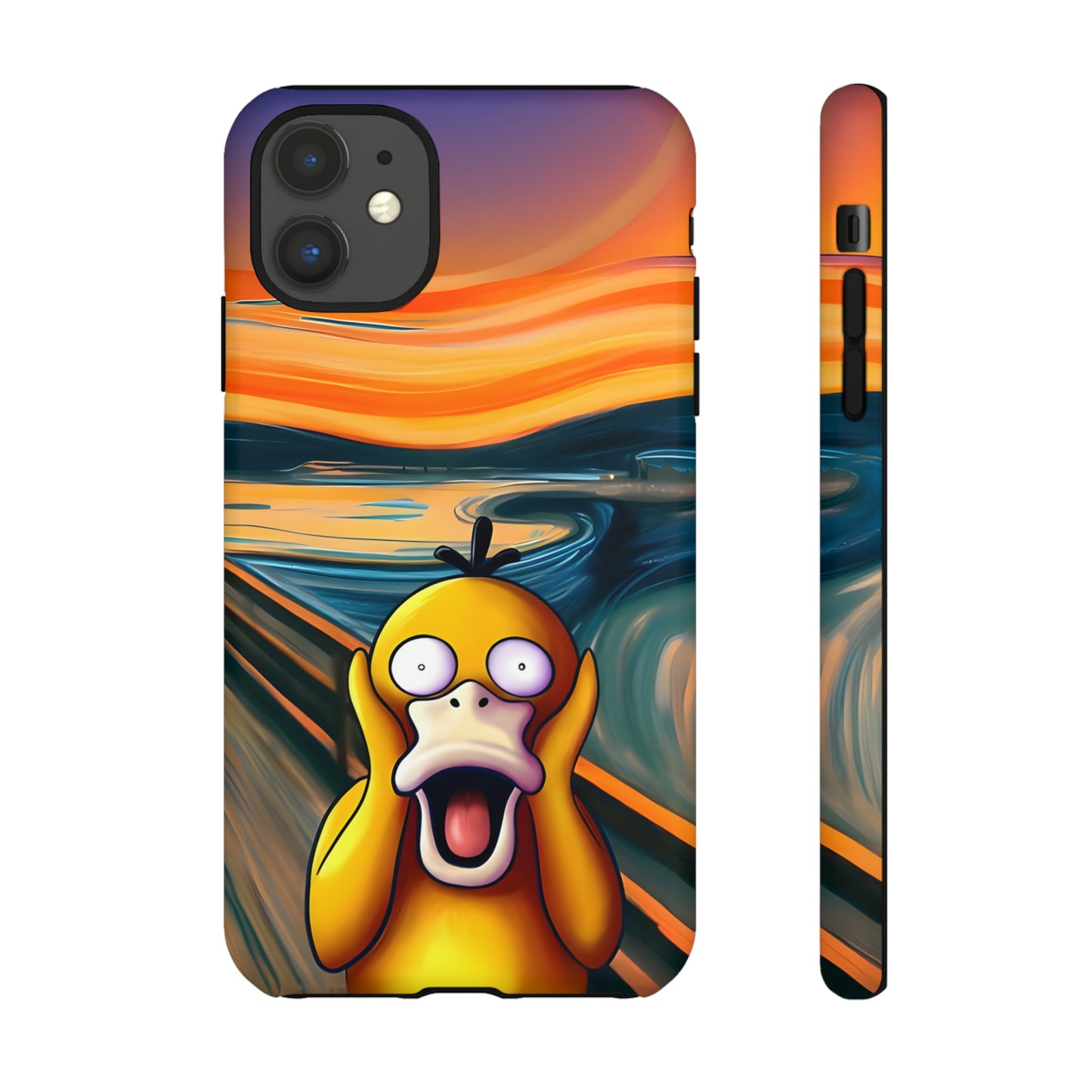 Psyduck's Scream Phone Case – A Whimsical Artistic Touch