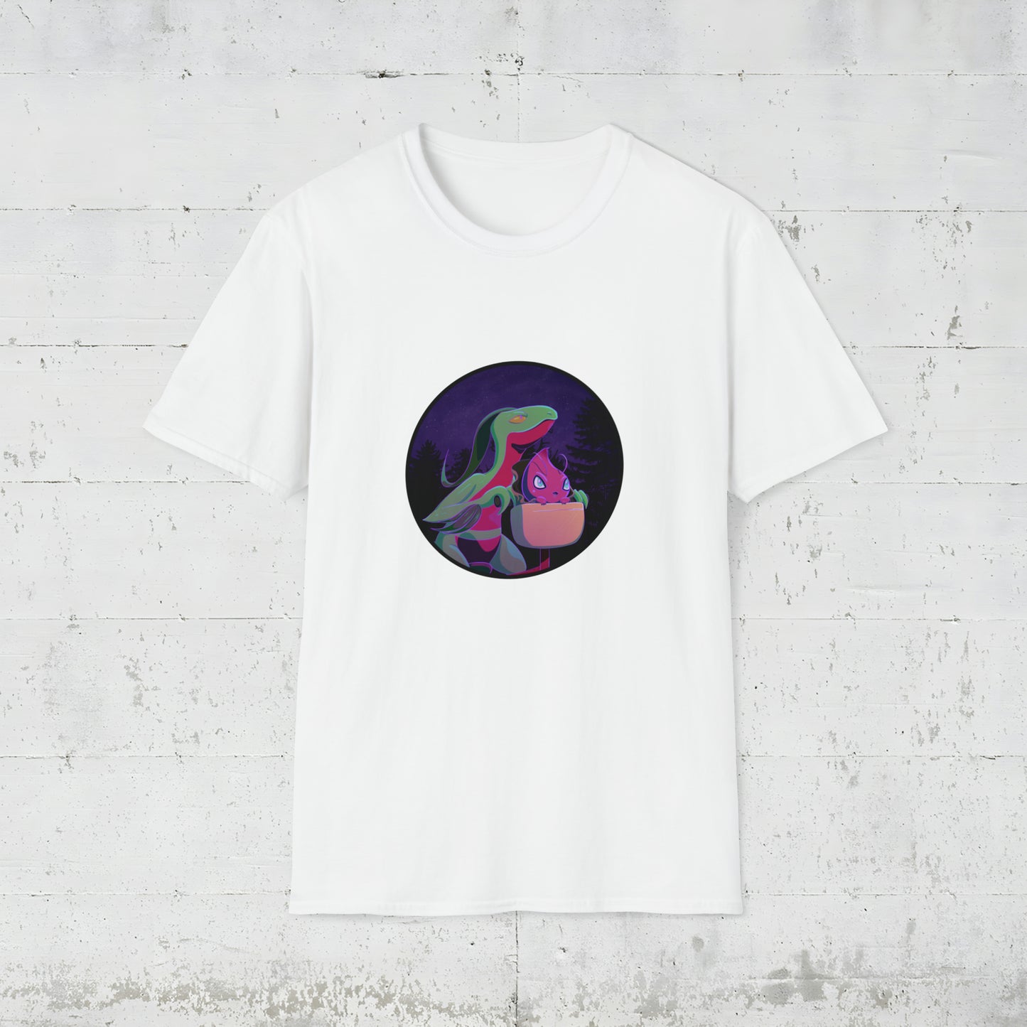 Celestial Getaway: Groville and Celebi T-Shirt