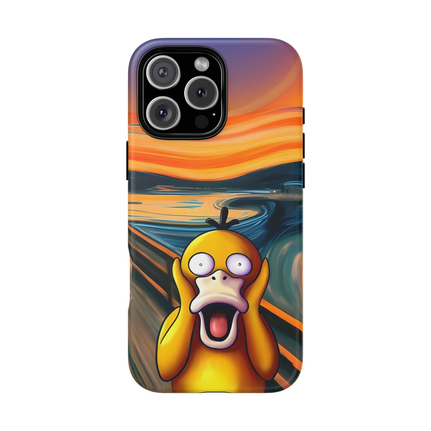 Psyduck's Scream Phone Case – A Whimsical Artistic Touch