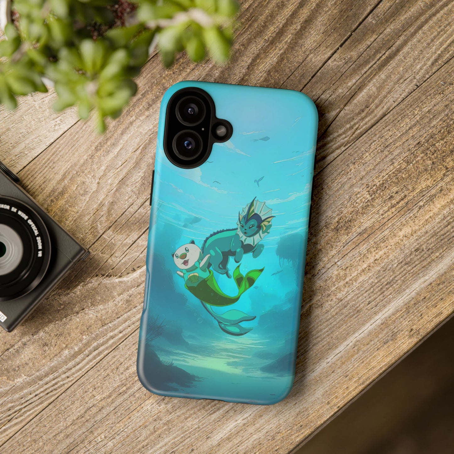Aquatic Friends Phone Case – Oshawott & Vaporeon