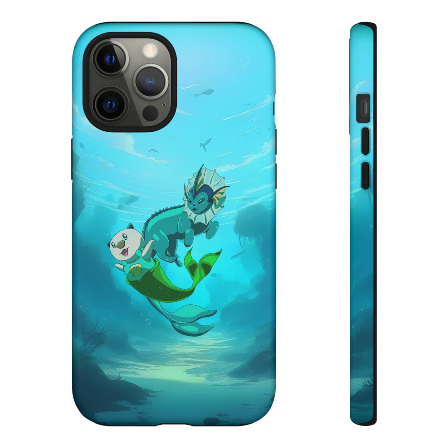 Aquatic Friends Phone Case – Oshawott & Vaporeon