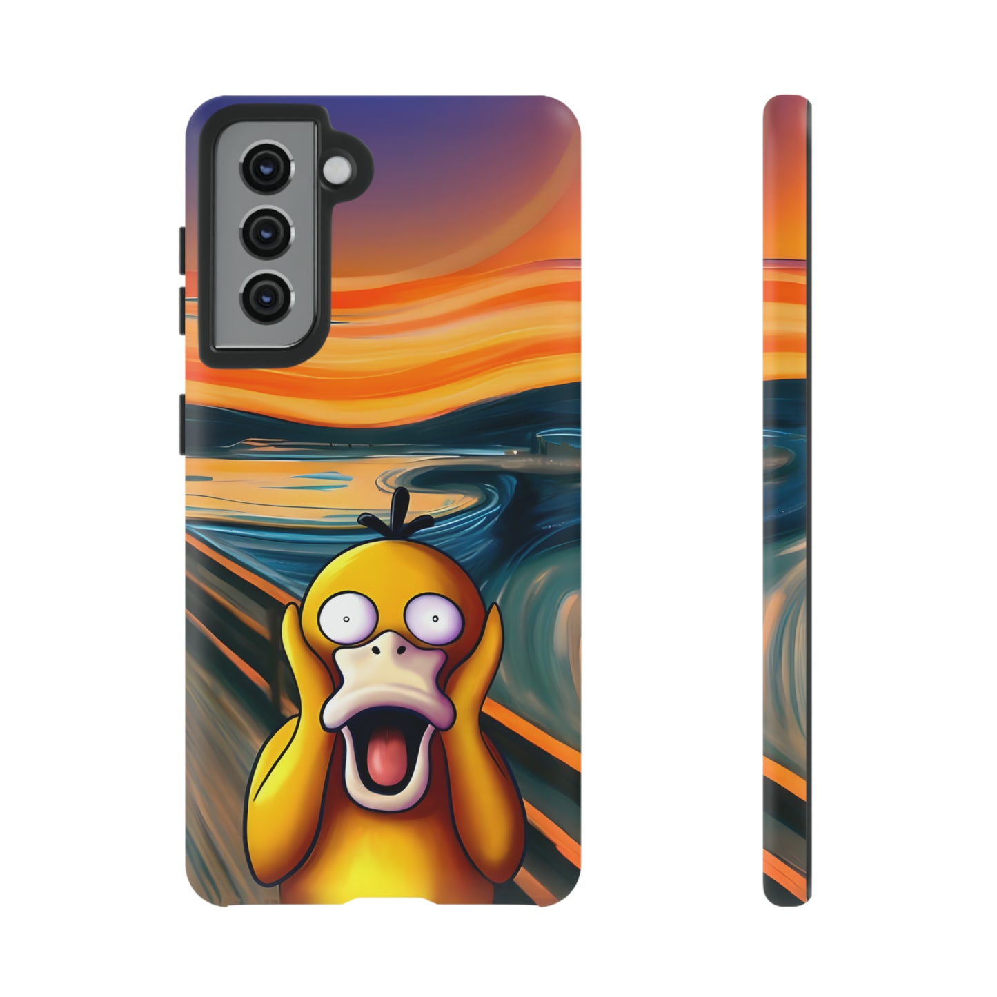 Psyduck's Scream Phone Case – A Whimsical Artistic Touch