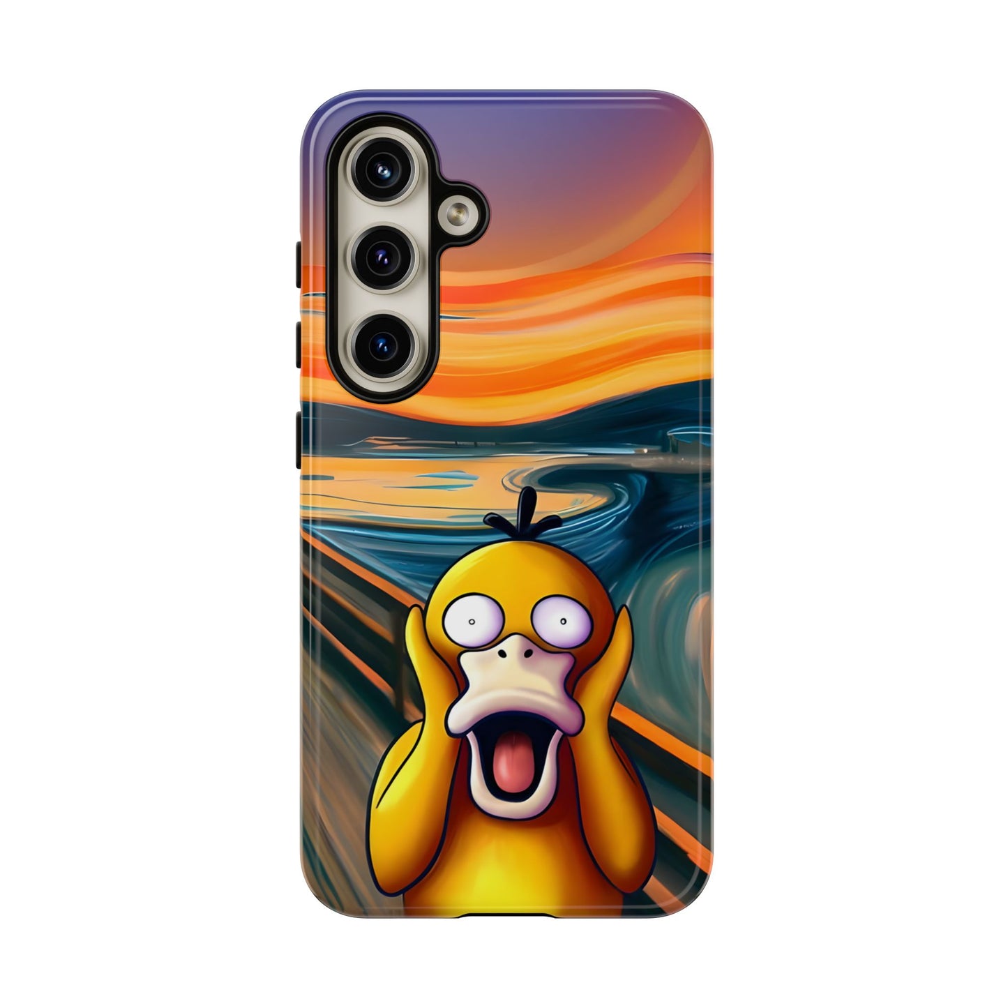 Psyduck's Scream Phone Case – A Whimsical Artistic Touch