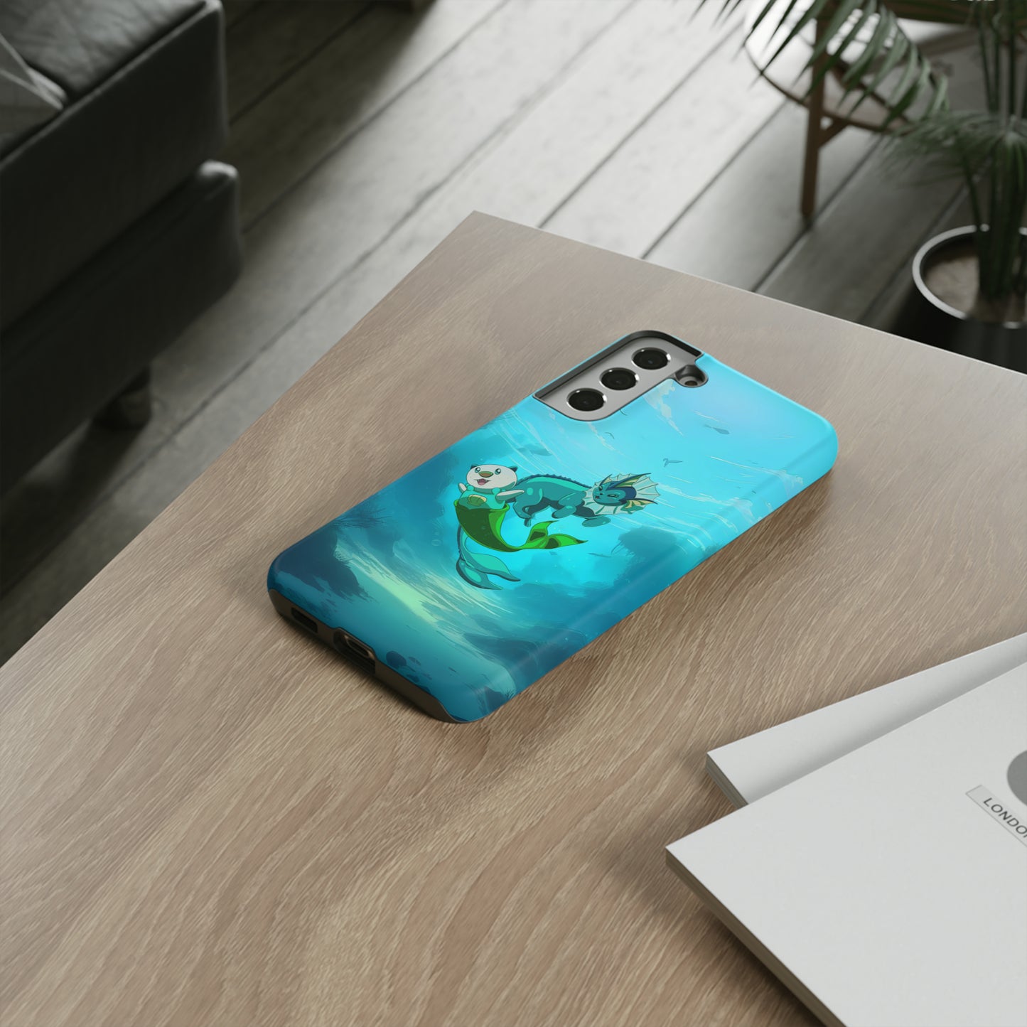 Aquatic Friends Phone Case – Oshawott & Vaporeon