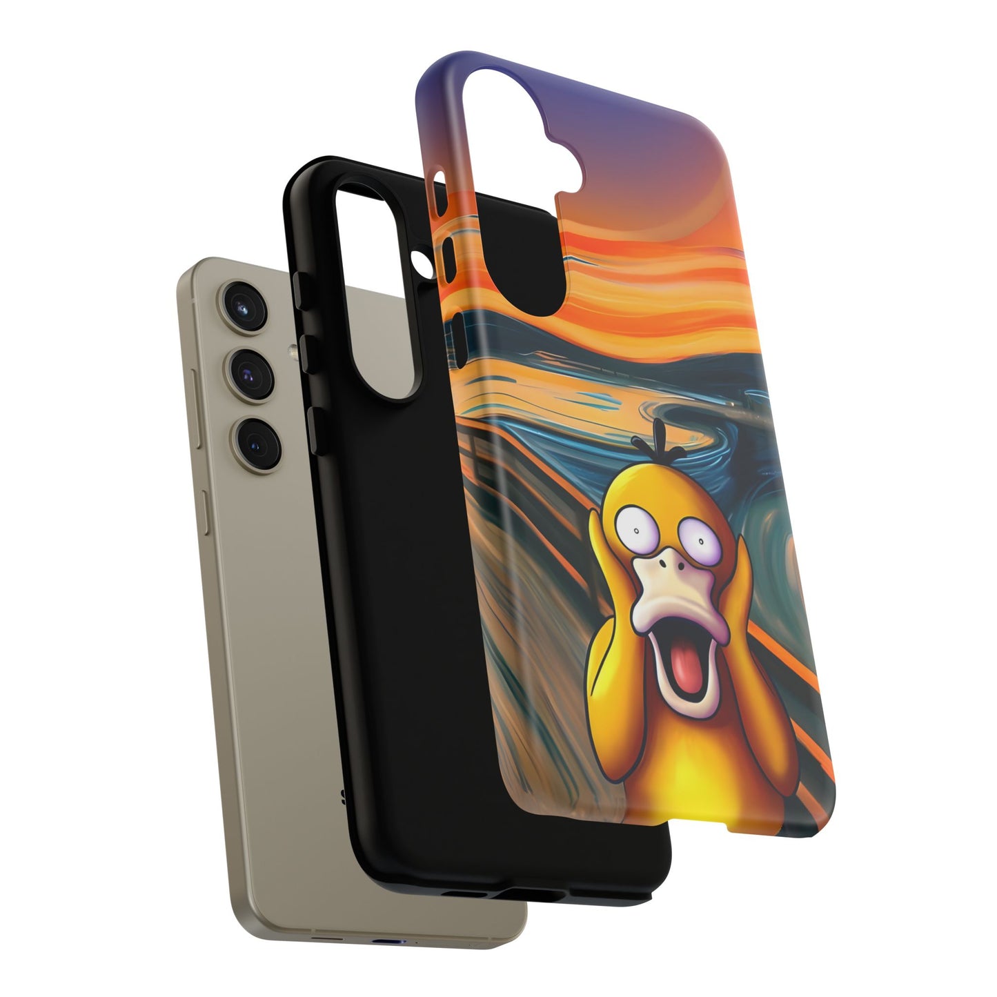 Psyduck's Scream Phone Case – A Whimsical Artistic Touch