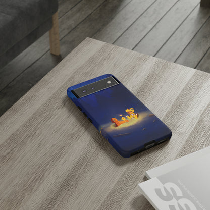 Blazing Friendship: Agumon & Charmander Phone Case