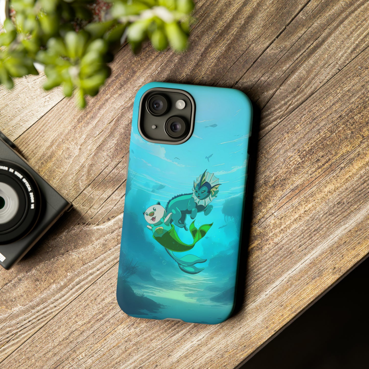 Aquatic Friends Phone Case – Oshawott & Vaporeon