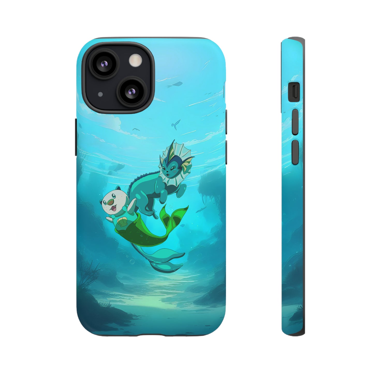 Aquatic Friends Phone Case – Oshawott & Vaporeon