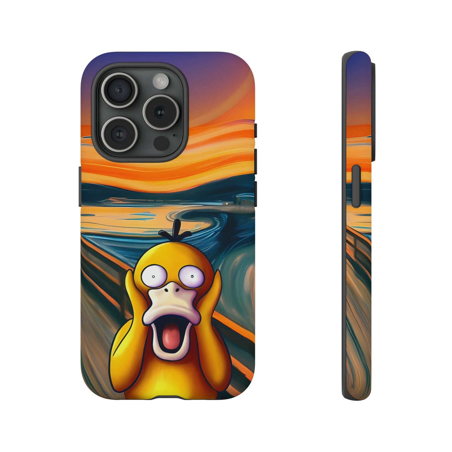 Psyduck's Scream Phone Case – A Whimsical Artistic Touch