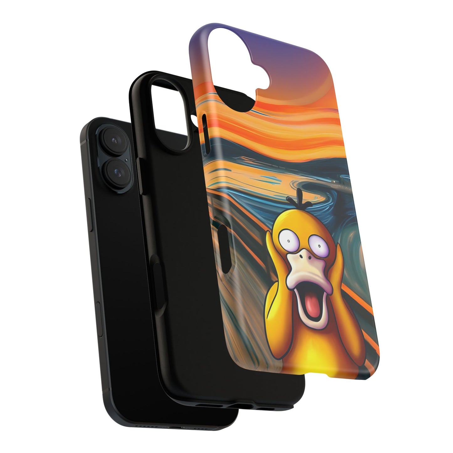 Psyduck's Scream Phone Case – A Whimsical Artistic Touch